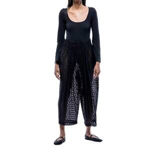 NEW TOIT VOLANT deep scoop bodysuit in black